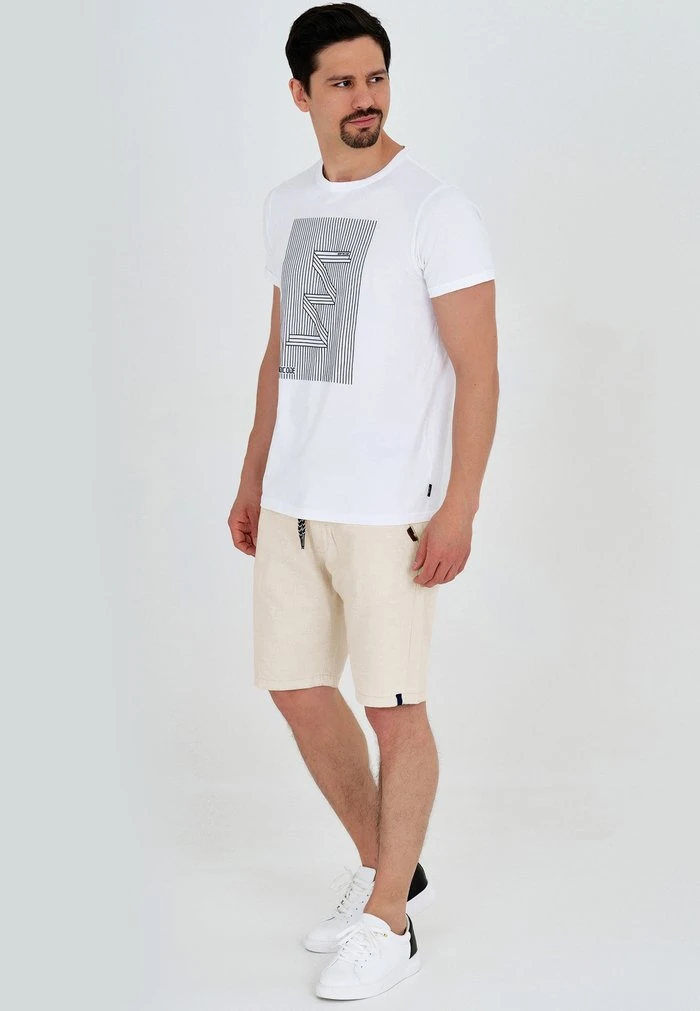 INDICODE JEANS Short En Jean - Fog 2 INDICODE JEANS Short En Jean - Fog – Image 2