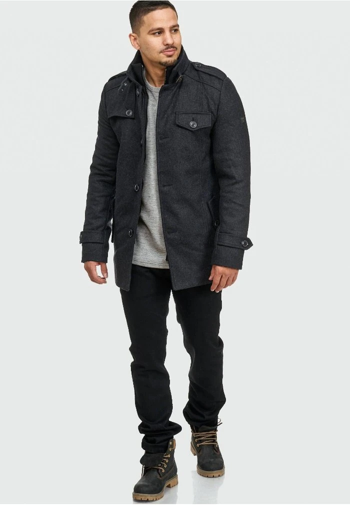 INDICODE JEANS BRANDAN - Manteau Court - Anthracite 2 INDICODE JEANS BRANDAN - Manteau Court - Anthracite – Image 2