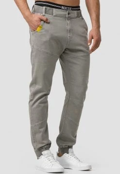 INDICODE JEANS ZANNES - Jean Slim - Lt Grey -INDICODE Boutique 026982139ab84d72a785b7b3f82c4474