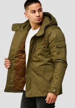INDICODE JEANS ELMHURTS - Veste Mi-saison - Dark Olive -INDICODE Boutique 033bb2207097403e8d07e738dda31c86