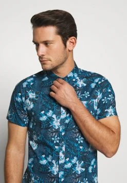 INDICODE JEANS DODDINGTON - Chemise - Dark Denim -INDICODE Boutique 04674839631640c19d3e06bed067f1f0