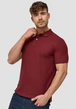 INDICODE JEANS WADIM - Polo - Bordeaux -INDICODE Boutique 04a53d44f5a142269b94b9c54dd865f1