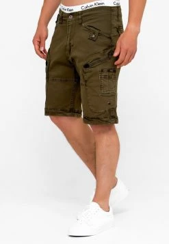 INDICODE JEANS BOSA - Short - Dark Olive -INDICODE Boutique 04df990d0c8f48deb1f51b6234fa2aed