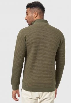 INDICODE JEANS BERMIE - Sweat à Capuche Zippé - Army -INDICODE Boutique 05238e2d68774a42b749b3ba06da78fb