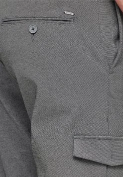 INDICODE JEANS SUPER STRETCH ECKHART - Pantalon Cargo - Grey Mix -INDICODE Boutique 05264a58d3194ddf88eb51ab42b7a780