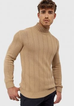 INDICODE JEANS ASPEN - Pullover - Cornstalk -INDICODE Boutique 05ba50da580343adbd885021bc9f5b43