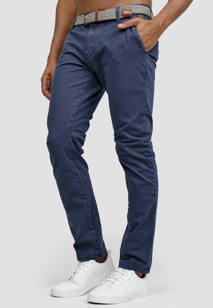 INDICODE JEANS Chino - Navy 4 INDICODE JEANS Chino - Navy â Image 4