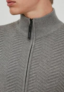 INDICODE JEANS IDBANJAMINO - Gilet - Grey Mix -INDICODE Boutique 065e95ea2f3946c5896b76fc1b5af84a