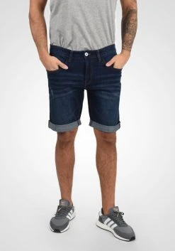 INDICODE JEANS IDQUENTIN - Short En Jean - Dark Blue