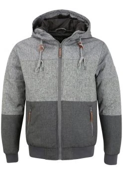 INDICODE JEANS IDHANNIBAL - Veste D'hiver - Light Grey Mix -INDICODE Boutique 09f325b74fd74948b0fa4b2ba586c064