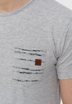 INDICODE JEANS MORAN - T-shirt Imprimé - Lt Grey Mix -INDICODE Boutique 0a2a49ee342b49e29d45f4856be97923