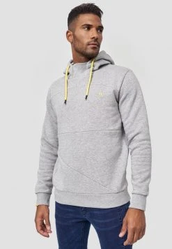 INDICODE JEANS AVELINE - Sweat à Capuche - Lt Grey Mix -INDICODE Boutique 0aa6e1ad8f39472b91110ed008fac7c2