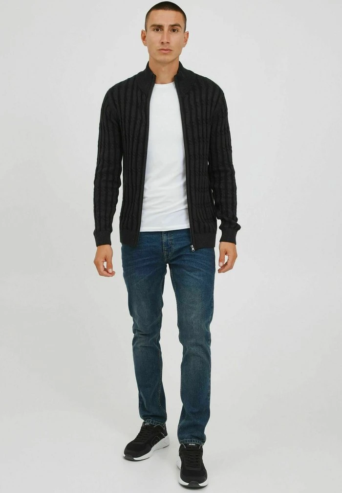 INDICODE JEANS IDPAULOMO - Gilet - Charcoal Mix 2 INDICODE JEANS IDPAULOMO - Gilet - Charcoal Mix – Image 2