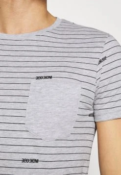 INDICODE JEANS ECKLEY - T-shirt Imprimé - Light Grey Mix -INDICODE Boutique 0ca9371c282d480c8e08a1b28cfcc3bb