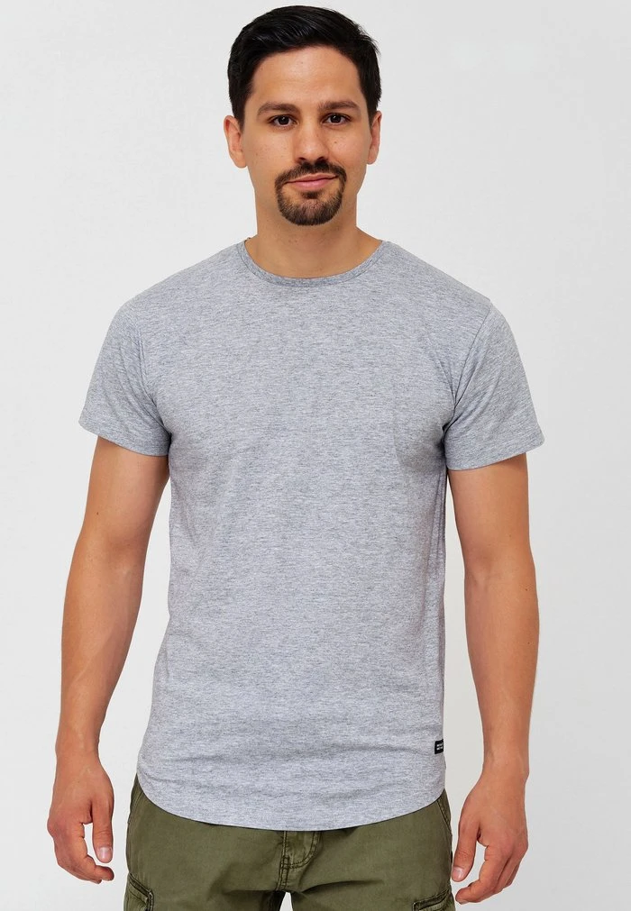 INDICODE JEANS 3 PACK - T-shirt Basique - Lt Grey Mix 2 INDICODE JEANS 3 PACK - T-shirt Basique - Lt Grey Mix – Image 2