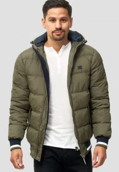 INDICODE JEANS REGULAR FIT - Veste D'hiver - Dark Green -INDICODE Boutique 0ff9ced093744baa8e46b673cdba4015