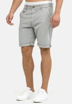 INDICODE JEANS CASUAL FIT - Short - Light Grey -INDICODE Boutique 10c26f6ad6474ca897f09a87fcc85d9b