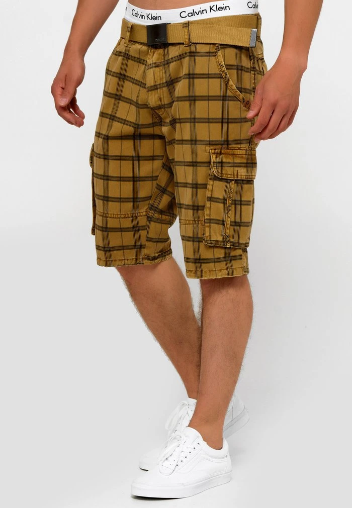 INDICODE JEANS BLIXT - Short - Amber Check 4 INDICODE JEANS BLIXT - Short - Amber Check – Image 4