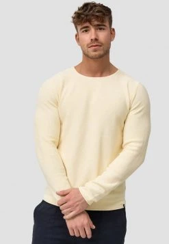 INDICODE JEANS LOAKIM - Pullover - Pale Banana