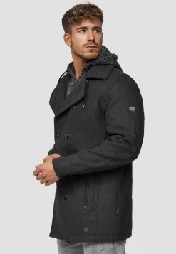 INDICODE JEANS Manteau Court - Anthracite -INDICODE Boutique 12b05ddfe42e4a7680fdcfccdb2615c0