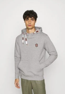 INDICODE JEANS NEVILLY - Sweat à Capuche - Light Grey Mix