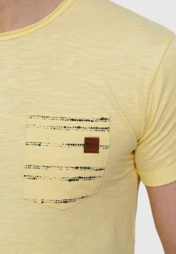 INDICODE JEANS MORAN - T-shirt Imprimé - Pale Banana -INDICODE Boutique 142af3d627924090a88a98750d8810c8