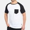 INDICODE JEANS IDGRESHAM - T-shirt Imprimé - White Black