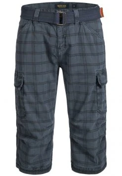 INDICODE JEANS MIT GÜRTEL NICOLAS - Short - Navy -INDICODE Boutique 1620fad4d0294dacb424309c82a40b4f