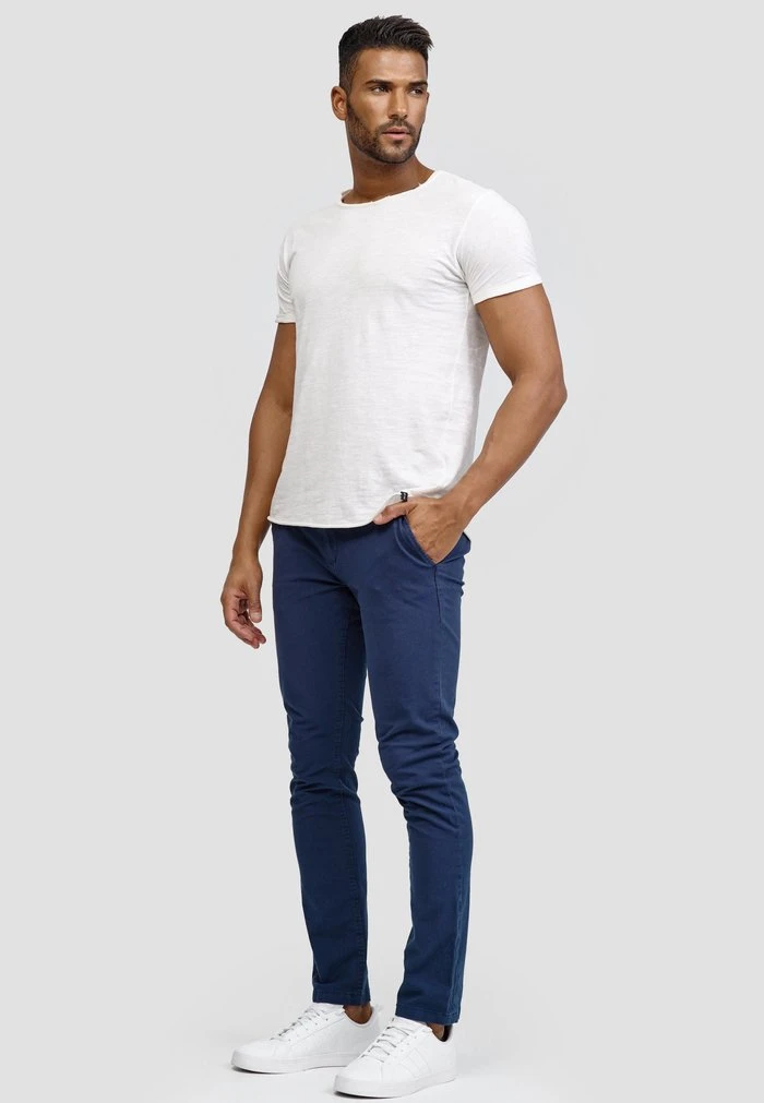 INDICODE JEANS Chino - Navy 1 INDICODE JEANS Chino - Navy