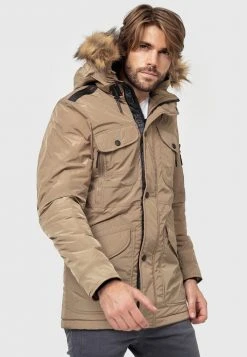 INDICODE JEANS CARPELAN - Veste D'hiver - Khaki -INDICODE Boutique 183f92801f3449c692f61164b44de849