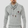 INDICODE JEANS KESHAWN - Pullover - Grau
