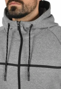 INDICODE JEANS IDNAGAGAMI - Sweat à Capuche Zippé - Grey Mix -INDICODE Boutique 19fb38c24ac3418dbafc108c5b49dc1f