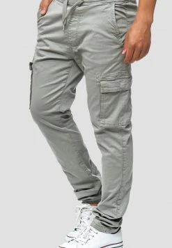 INDICODE JEANS BROADWICK - Pantalon Cargo - Gray -INDICODE Boutique 1a28b94c8f414c14901726adfbf77af2
