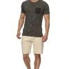 INDICODE JEANS BLAINE - T-shirt Imprimé - Anthrazit