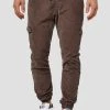 INDICODE JEANS Walker - Pantalon Cargo - Dark Brown