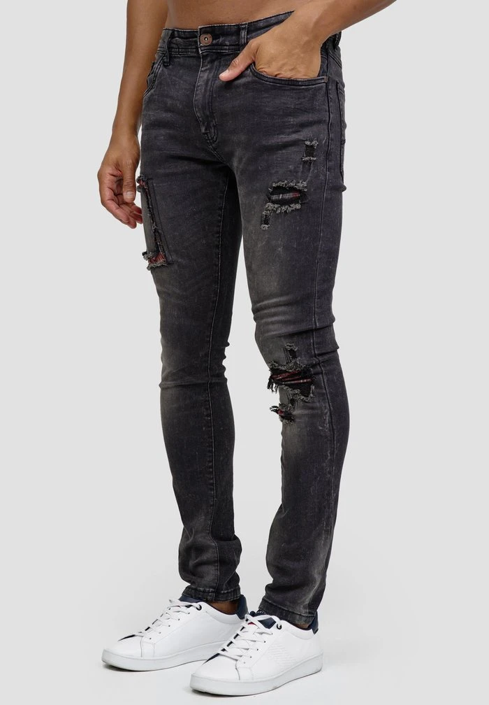 INDICODE JEANS COMPTON - Jeans Skinny - Vintage Black 1 INDICODE JEANS COMPTON - Jeans Skinny - Vintage Black