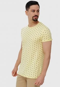 INDICODE JEANS T-shirt Imprimé - Pale Banana -INDICODE Boutique 1e4ae77f841b42afa11f6e5b54e9b13c