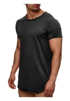 INDICODE JEANS WILBUR - T-shirt Imprimé - Anthrazit