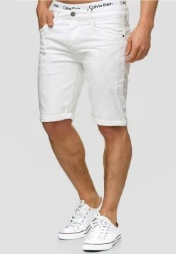 INDICODE JEANS CUBA CADEN - Short En Jean - Offwhite