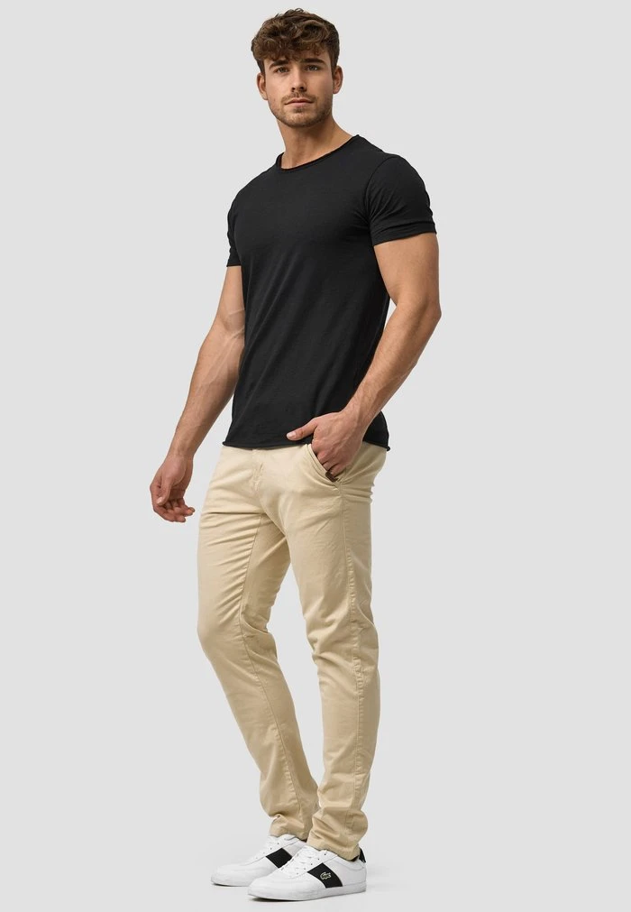 INDICODE JEANS CHERRY - Chino - Fog 1 INDICODE JEANS CHERRY - Chino - Fog