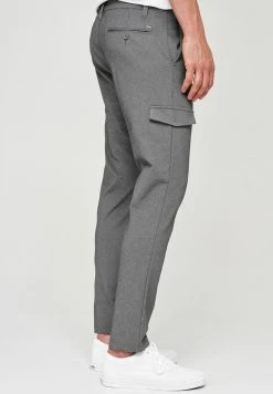 INDICODE JEANS SUPER STRETCH ECKHART - Pantalon Cargo - Grey Mix -INDICODE Boutique 25207a7c51234f30bd0fa9cfb47b4240