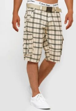 INDICODE JEANS BLIXT - Short - Fog Check -INDICODE Boutique 252ebb89293b4a32a6c72bad04cbf66c