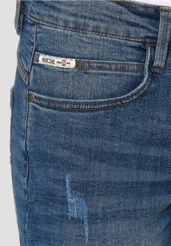 INDICODE JEANS CUBA CADEN - Short En Jean - Medium Indigo -INDICODE Boutique 266b237f1cc94b53be9b667caf59211a