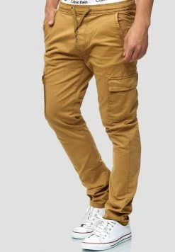 INDICODE JEANS BROADWICK - Pantalon Cargo - Camel -INDICODE Boutique 2770e53f074142feb3cab832979c7acc