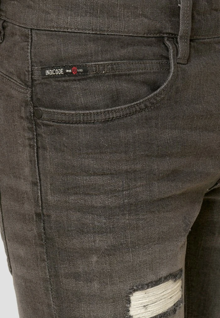 INDICODE JEANS CUBA CADEN - Short En Jean - Dark Grey 5 INDICODE JEANS CUBA CADEN - Short En Jean - Dark Grey – Image 5