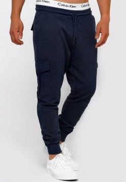 INDICODE JEANS BENDNER - Pantalon Cargo - Navy Mix -INDICODE Boutique 28cc11abca74492e912270612ed87047