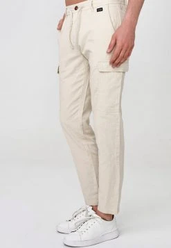 INDICODE JEANS CAGLE - Pantalon Cargo - Off-white 9 INDICODE JEANS CAGLE - Pantalon Cargo - Off-white -INDICODE Boutique 2bbf1ff91cac488bbcecb1154b1de9e4