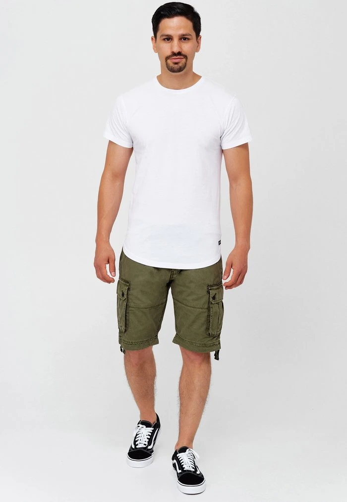 INDICODE JEANS 3 PACK - T-shirt Basique - Optical White 1 INDICODE JEANS 3 PACK - T-shirt Basique - Optical White