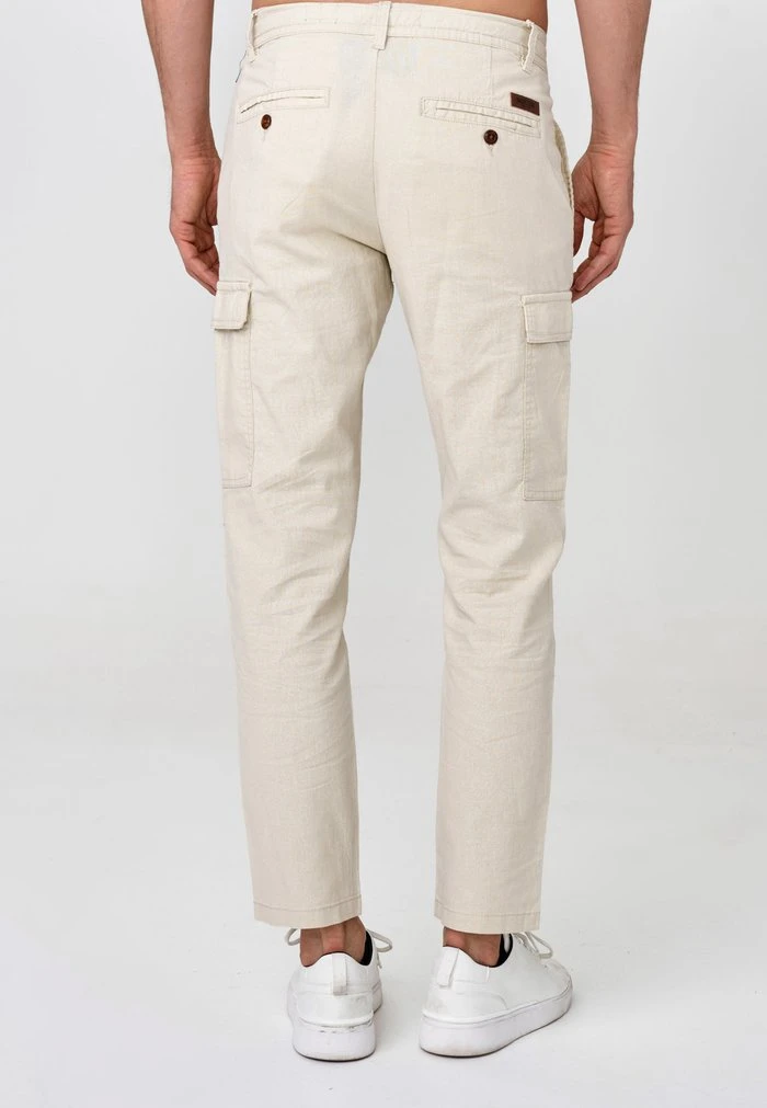 INDICODE JEANS CAGLE - Pantalon Cargo - Off-white 3 INDICODE JEANS CAGLE - Pantalon Cargo - Off-white – Image 3