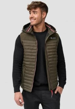 INDICODE JEANS Veste Sans Manches - Army -INDICODE Boutique 2cb0002e69c14bc2abfcbc8e4fa51818